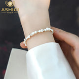 Baroque Pearl Silver Bracelet for Women