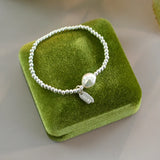 Baroque Pearl 925 Sterling Silver Bracelet for Women