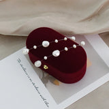 Baroque Pearl 925 Silver Long Earrings Wedding Jewelry