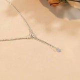 Baroque Pearl 925 Silver Necklace Freshwater Coin Pendant Women