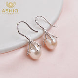 Baroque Pearl Earrings 925 Sterling Silver Drop Earrings For Women