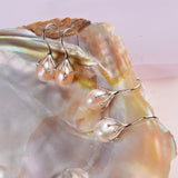 Baroque Pearl Earrings 925 Sterling Silver Drop Earrings