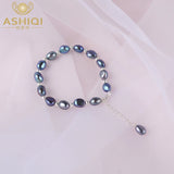 Baroque Pearl Charm Bracelet 925 Sterling Silver Jewelry Gift