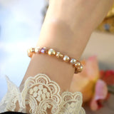 Natural Freshwater Baroque Pearl Bracelet for Women