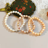 Natural Freshwater Baroque Pearl Bracelet for Women