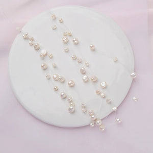 Baroque Pearl Layered Necklace Women 5 Rows Bohemia Jewelry