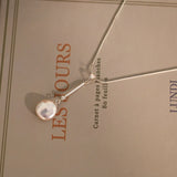 Baroque Pearl 925 Silver Pendant Necklace