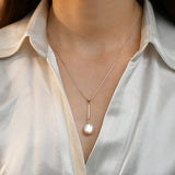Baroque Pearl 925 Silver Pendant Necklace