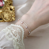 Freshwater Pearl 925 Silver Chain Bracelet Jewelry Women Gift