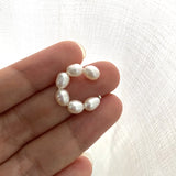 Freshwater Pearl 925 Sterling Silver Ear Clips Jewelry for Women