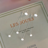 Freshwater Pearl 925 Silver Flower Earrings for Girls