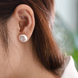 Freshwater Pearl Sterling Silver Earrings for Women
