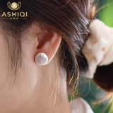 Freshwater Pearl Sterling Silver Earrings for Women