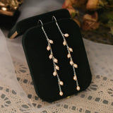 Freshwater Pearl 925 Silver Drop Earrings Women's Jewelry