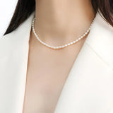 Freshwater Pearl 925 Sterling Silver Necklace