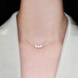 Freshwater Pearl 925 Sterling Silver Necklace for Women