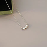 Freshwater Pearl 925 Sterling Silver Necklace for Women