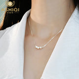 Freshwater Pearl 925 Sterling Silver Necklace for Women