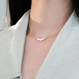 Freshwater Pearl 925 Sterling Silver Necklace for Women