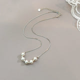 Freshwater Pearl 925 Silver Necklace for Women
