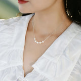 Freshwater Pearl 925 Silver Necklace for Women