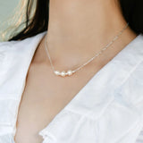 Freshwater Pearl 925 Silver Necklace for Women