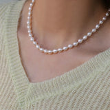 Freshwater Pearl Sterling Silver Pendant Necklace for Women