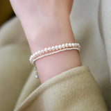 Freshwater Pearl Rabbit Pendant Bracelet Women's Jewelry