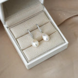 Freshwater Pearl 925 Silver Earrings for Women Gift
