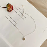 Freshwater Pearl Anklet Charm Anklet for Women Foot Bracelet Jewelry