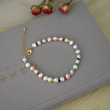 Natural Freshwater Pearl Anklet Women's Personality