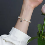 Freshwater Pearl Bracelet 925 Sterling Silver Women