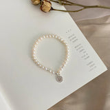 Freshwater Pearl Bracelet 925 Sterling Silver Women
