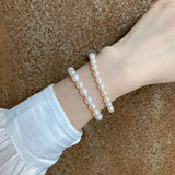 Freshwater Pearl Bracelet 925 Sterling Silver Jewelry