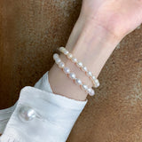 Freshwater Pearl Bracelet 925 Sterling Silver Jewelry