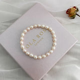 Freshwater Pearl Bracelet 925 Sterling Silver Jewelry