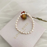 Freshwater Pearl Bracelet 925 Sterling Silver Jewelry