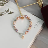 Freshwater Pearl Bracelet 925 Silver Mixed Jewelry Women