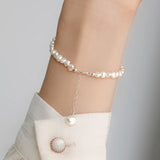 Freshwater Pearl Bracelet 925 Silver Women's