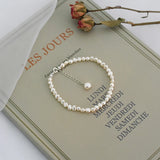 Freshwater Pearl Bracelet 925 Silver Women's