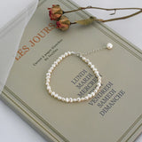 Freshwater Pearl Bracelet 925 Silver Women's