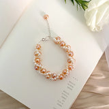 Freshwater Pearl Bracelet 925 Silver for Women Classic Gift