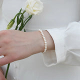 Natural Freshwater Pearl Bracelet Lady Jewelry Gift