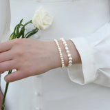 Natural Freshwater Pearl Bracelet Lady Jewelry Gift