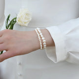 Natural Freshwater Pearl Bracelet Lady Jewelry Gift