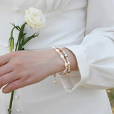 Freshwater Pearl Bracelet with 925 Sterling Silver Charm