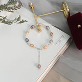 Freshwater Pearl Bracelet with 925 Sterling Silver Charm
