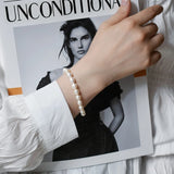 Freshwater Pearl Bracelet 925 Sterling Silver Jewelry Women