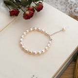 Freshwater Pearl Bracelet 925 Sterling Silver Jewelry Women