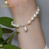 Freshwater Pearl Bracelet 925 Sterling Silver Jewelry Women
